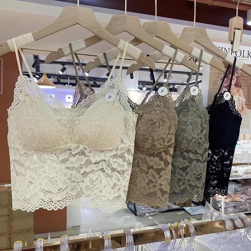 Áo Ngực Áo Ngực Ren Hoa, Thời Trang Nữ, Áo Nữ, Bán Chạy, Áo Ống Dây Ren Nữ Đồ Lót Mới Women Bra 1