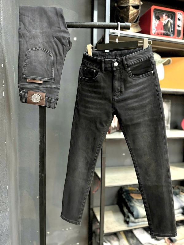 [2 Mẫu Quần Jean Denim Guangzhou 8902-8907] Quần Jean Nam Dài Màu Xanh Đen Chỉ Đồng-Màu Xám Was Mac Chữ V Basic Mẫu Mới Chi Tiết Như Hình J3698-J3735. Menswear Pants