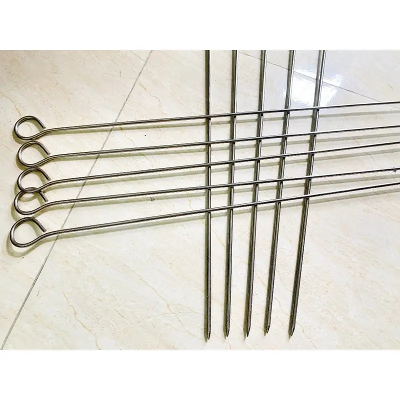Que xiên nướng inox, nướng chả nướng hải sản, BBQ phục vụ tiệc nướng 3