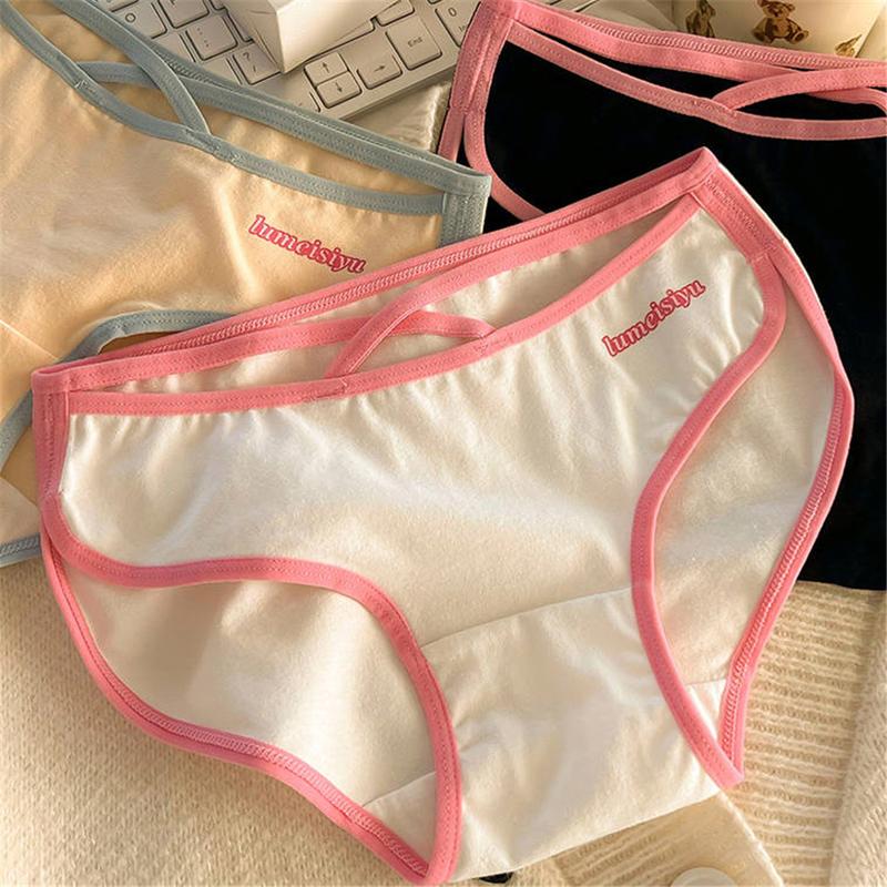 Underwear Women's Thin Low-waist Beautiful Girl's Sports-style Sweet Traceless Briefs For Women 2