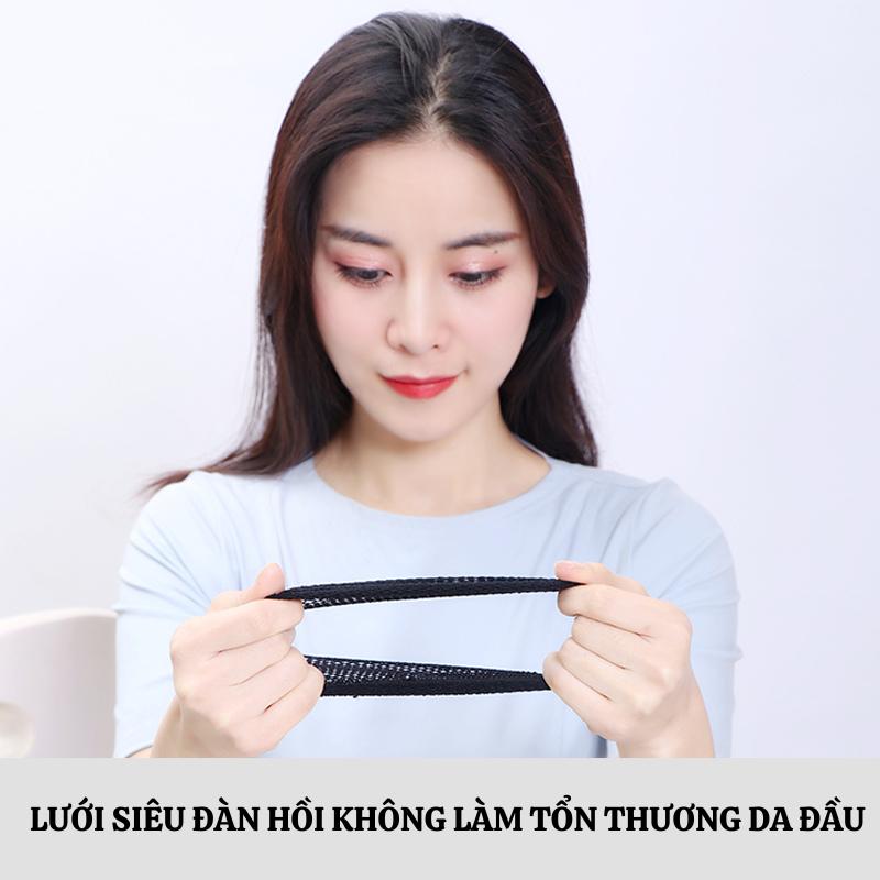 Product Introduction of Mũ đội tóc giả, Mũ lưới dệt tóc cho tóc giả, Mũ lưới cá khép kín cho phụ nữ, Màu đen 2