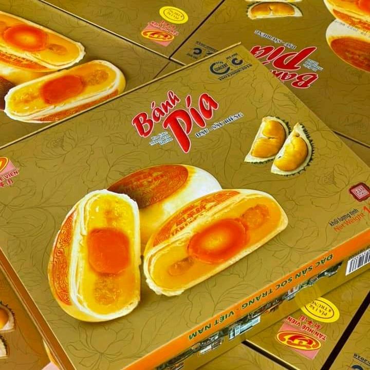 Bánh Pía Sóc Trăng Siêu To 8 Trứng Tân Huê Viên - Snack, Food - Sen, Chua Thức Ăn Cake crepe 0