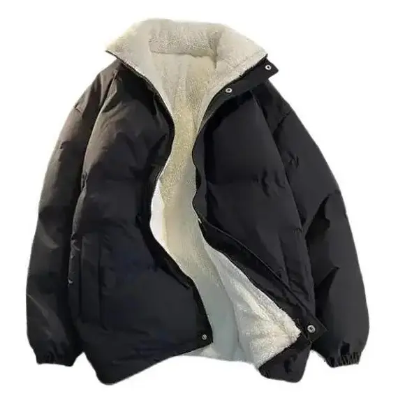 jaket wanita musim dingin tebal dan hangat/jaket Gelembung Casual winter bulu halus terbaru Blazer Casual Outer Atasan Musim dingin Panjang Cewek Baju Kerja Parka Dewasa Katun Formal Formal 5
