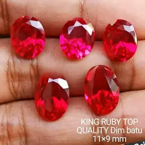 BORONGAN 5 PCS PERMATA KING RUBY CUTTING