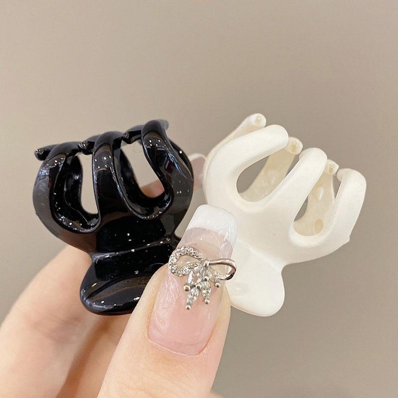 Kẹp Tóc Đuôi Ngựa Màu Đen, Phong Cách Hàn Quốc 5