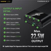 Gambar Hippo PowerBank MP-01 PD 22.5W 20000 Mah 4 Port Output 3 Port Input - Warna dari Hippo Indonesia Kota Administrasi Jakarta Pusat 5 Tokopedia