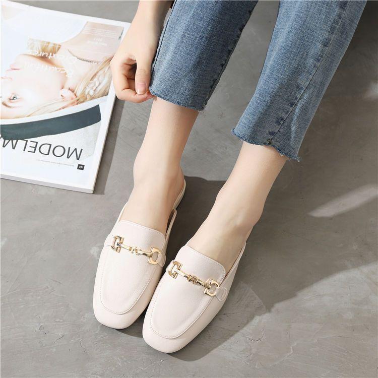 Product Introduction of Giày Dép Bán, Thiết Kế Dễ Phối Đồ Mới Cho Năm 2024, Gót Trung Bình Hộp Ngón Chân, Dép Nêm Thời Trang Ngoài Trời Mùa Hè Cho Nữ, Dép, Giày Muller DéP Shoes 8