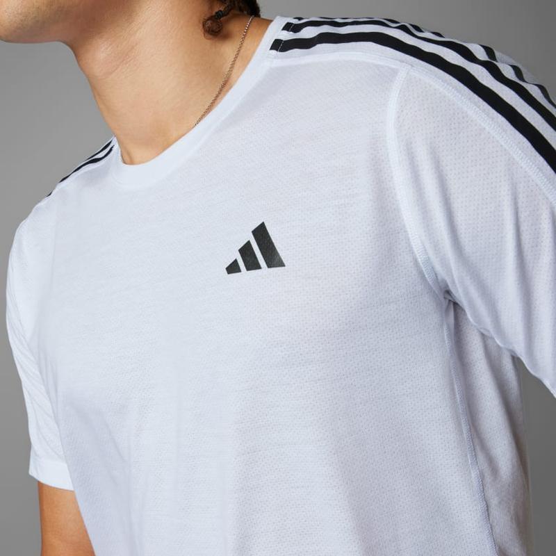 Áo thun chạy bộ 3 sọc nam adidas - IQ3835 4