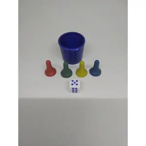 Set Pion (1 Dadu + 4 Pion + 1 Kocokan dadu)