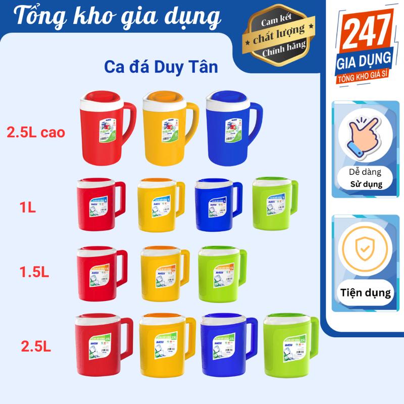 Ca đá nhựa giữ nhiệt, Bình đá nhựa Duy Tân nhiều loại