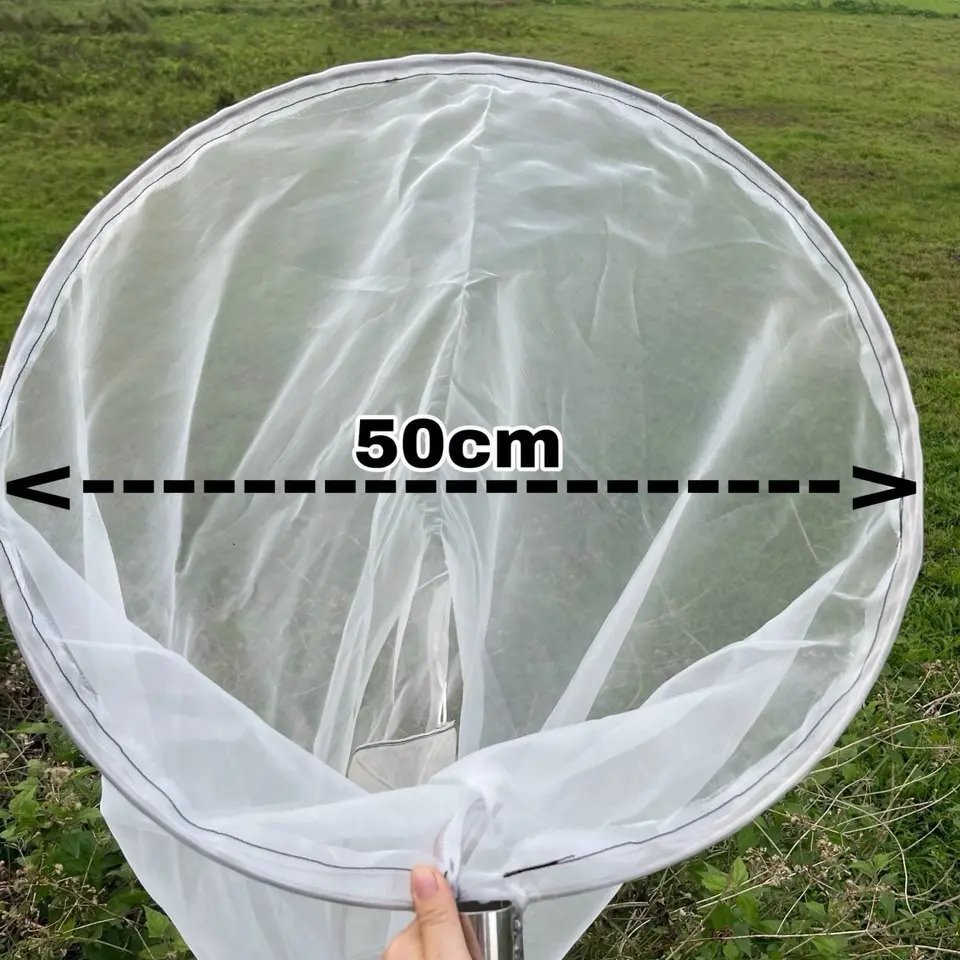 ￼Vợt cào cào Vợt châu chấu tiện lợi tặng kèm túi lưới Inox 304 cao cấp đường kính 50cm hiệu quả