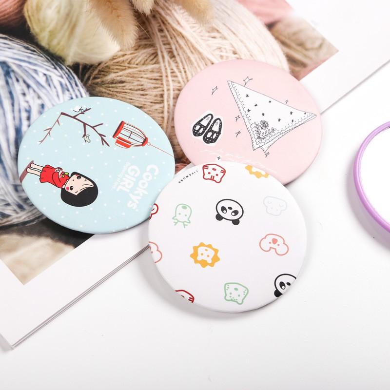 Gương Trang Điểm Mini Cầm Tay Hàn Quốc Siêu Kute Nhiều Mẫu 2