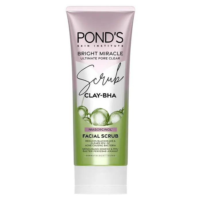 POND'S Bright Miracle Ultimate Pore Clear Facial Scrub 100 g Komedo Kotoran