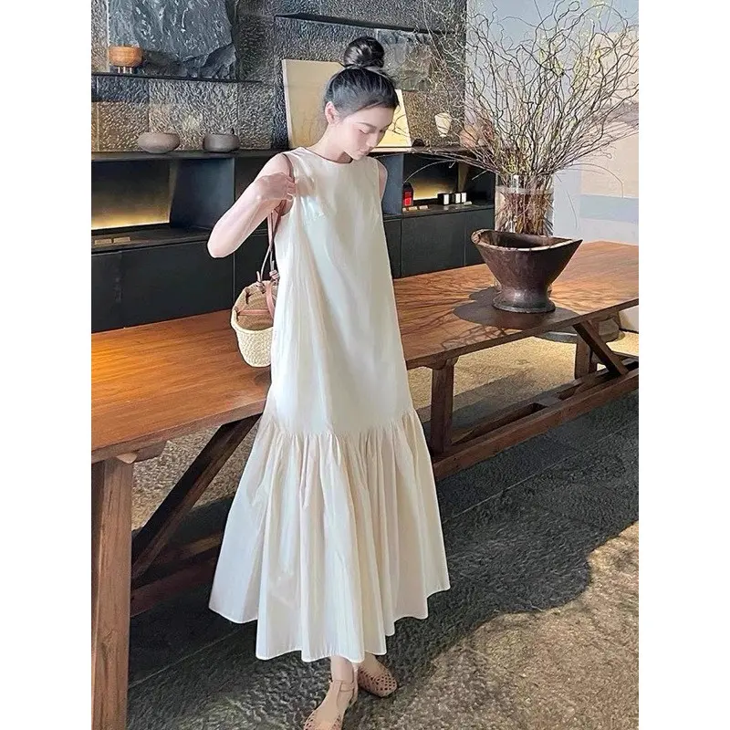 Váy maxi tầng phong cách hàn quốc, đầm bigsize dáng dài đi chơi đi biển