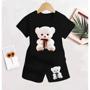 Setelan Anak-Anak Murah Bahan Rayon Motif Kartun