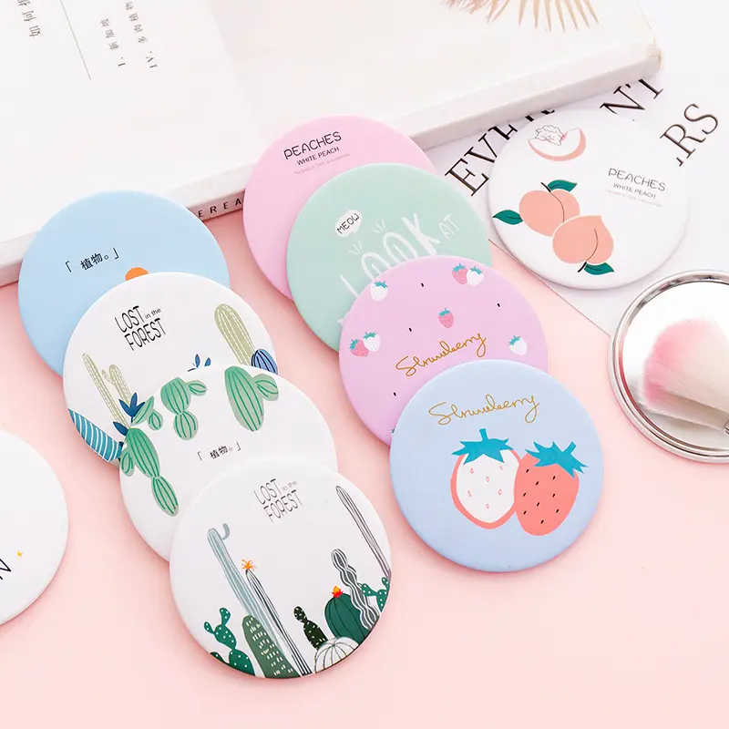 Gương Tròn Mini Trang Điểm, Gương Bỏ Túi Nhỏ Nhắn Siêu Dễ Thương Tiện Dụng 6
