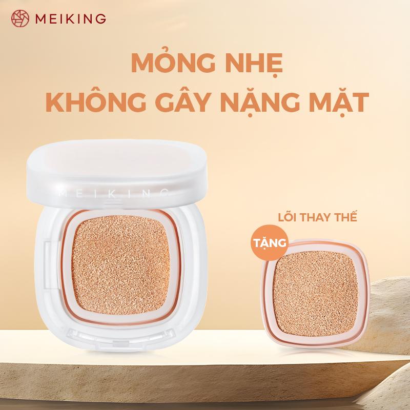 Phấn Nước Cushion Meiking Kiềm Dầu Chống 10g (Tặng 1 Lõi Refill) Mỹ Phẩm Cosmetic Trang Điểm Nữ