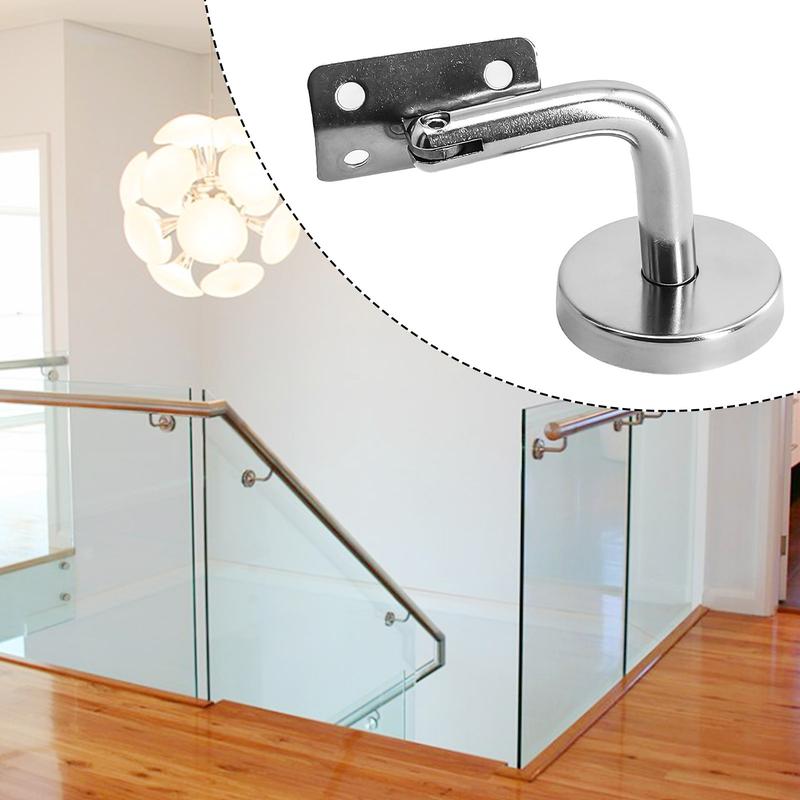 Stainless Steel Handrail Bracket Glass Balustrade Stair Wall Glass Support 0