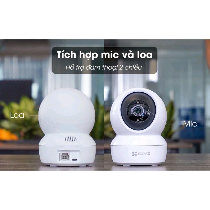 Camera WIFI EZVIZ C6N 1080P, xoay 360 độ, cảnh báo điện thoại, đàm thoại 2 chiều Micro SD 3