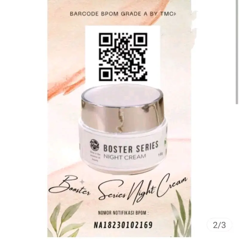 NIGHT CREAM BOOSTER GRADE A BY TMCO 1