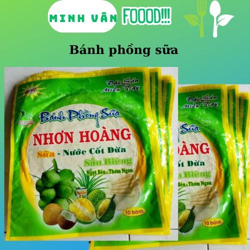  Bánh phồng sữa Nhơn Hoàng loại Sầu riêng và lá dứa - gói 220gr 