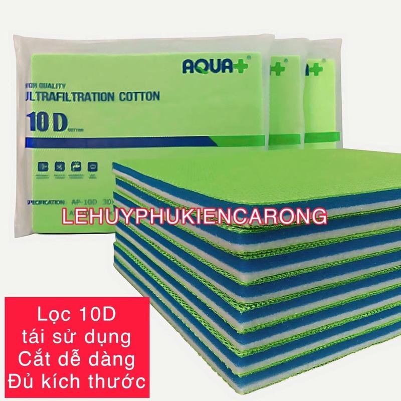 Bông Lọc 10D Lọc Cặn Bẩn Tái Sử Dụng Hiểu Quả Tốt Cho Hồ Cá Cảnh 0