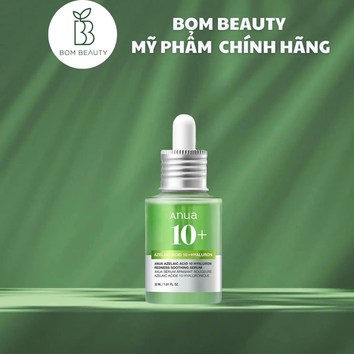 Serum làm dịu kích ứng Anua Azelaic Acid 10 Hyaluron Redness Soothing 30ml #bombeauty