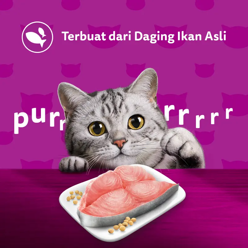 Whiskas Makanan Kucing Basah Pouch 80 gr - Isi 7 whiskas 4