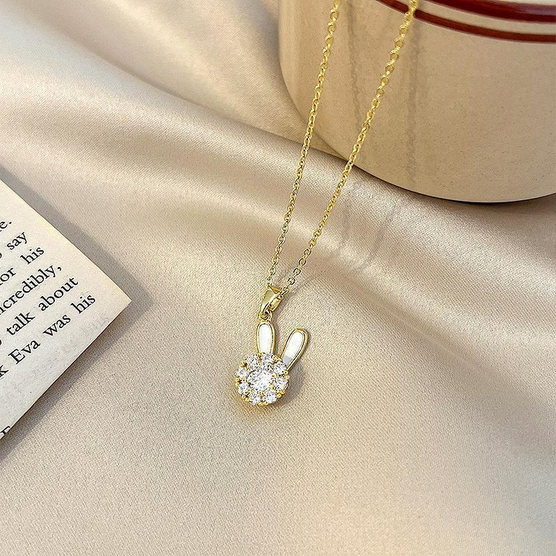 Product Introduction of Vòng Cổ Thép Không Gỉ Titan, Dành Cho Nữ, Thiết Kế Đơn Giản, Mặt Dây Chuyền Hình Thỏ, Phụ Kiện Thời Trang Hàn Quốc 10