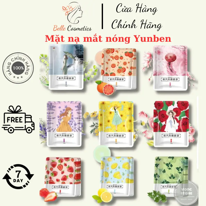 Mặt Nạ Mắt Nóng Yunben Giúp Mắt Thư Giãn, Giảm Cuồng Thâm (Mix Random)