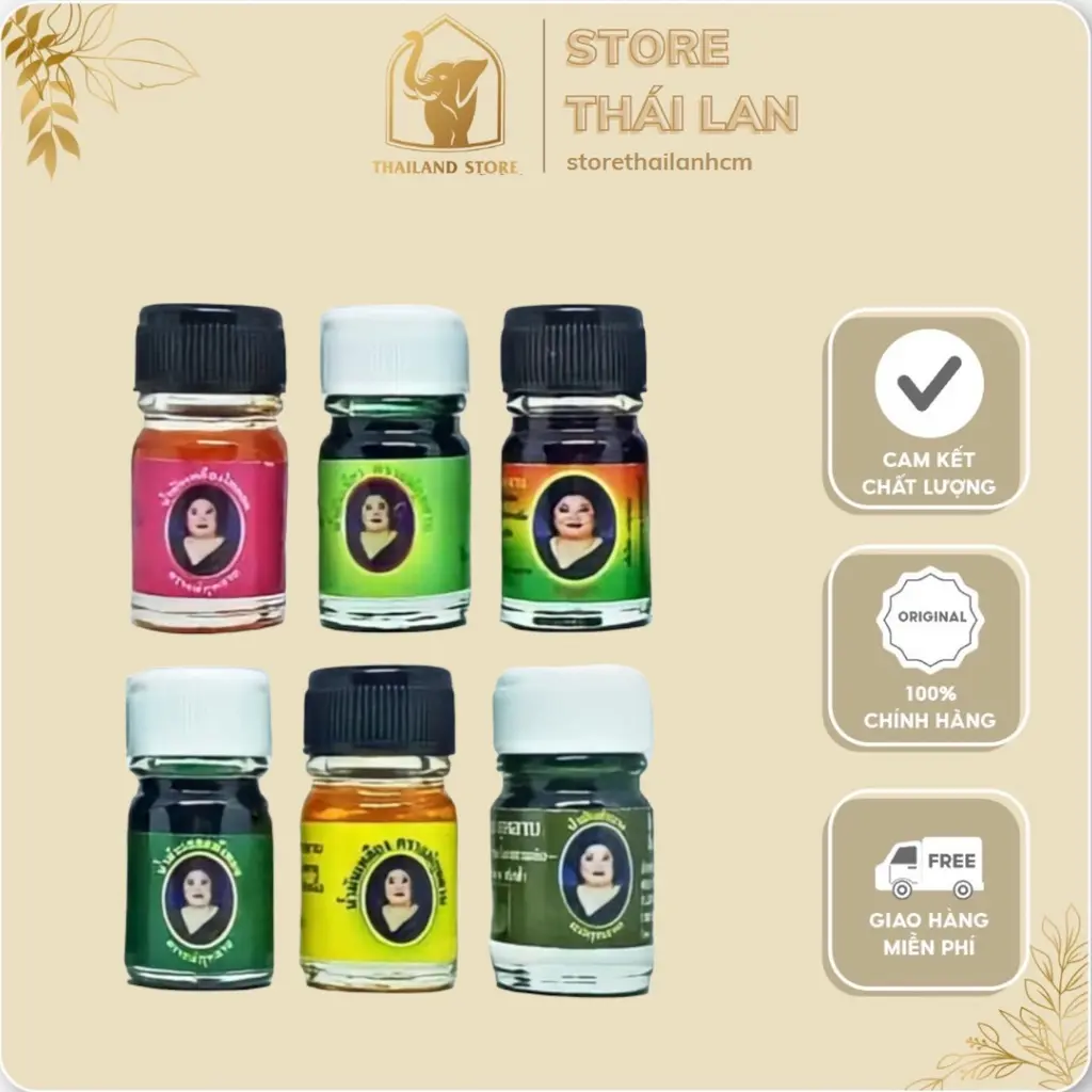 Dầu Bà Mập Thái Lan 3ml – Giảm Đau Nhức Hiệu Quả, Tiện Dụng Mọi Lúc 🌿