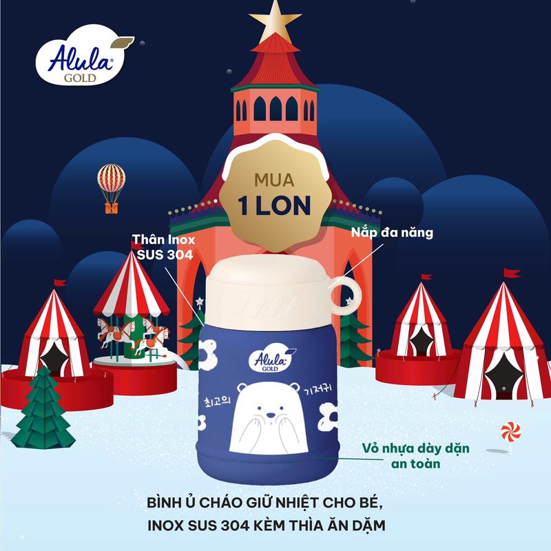 Quà tặng không bán sữa Alula siêu xịn tặng bé 4