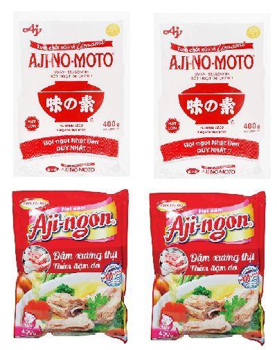 2 gói bột ngọt Ajino 400g+2 hạt nêm ajingon 400g 0