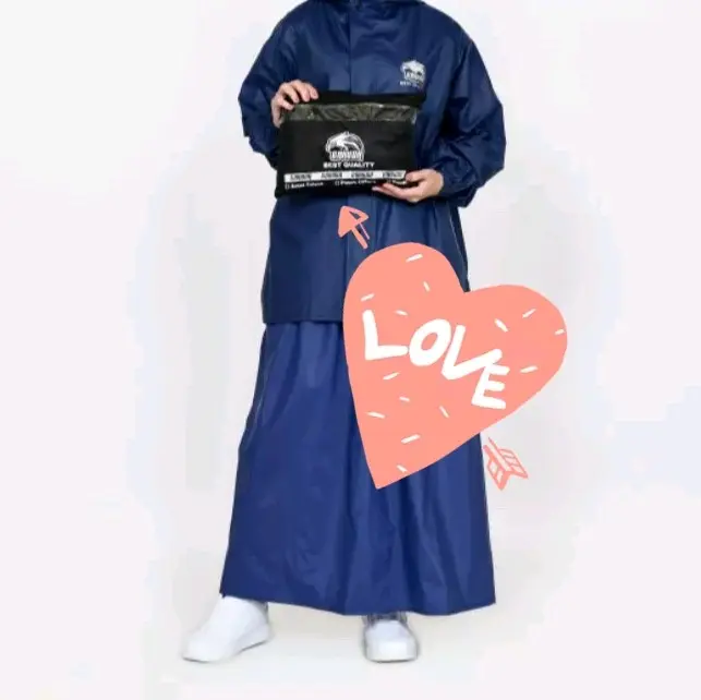 Jas Hujan Wanita Dewasa Setelan Rok by GARUDA 3