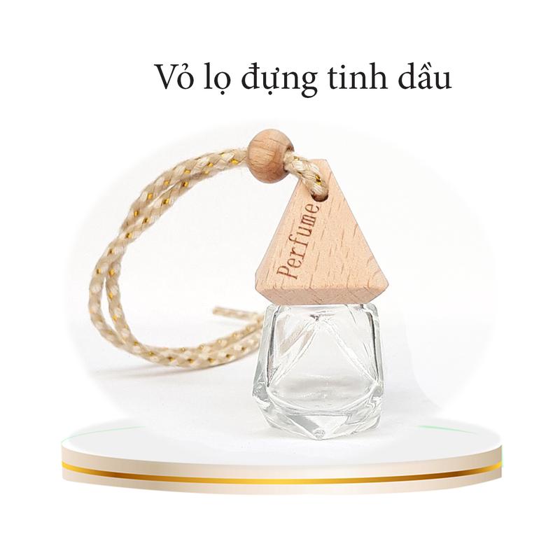 Combo 5 Vỏ lọ đựng tinh dầu làm thơm phòng khử mùi dùng chiết tinh dầu vào treo xe toilet tủ quần áo