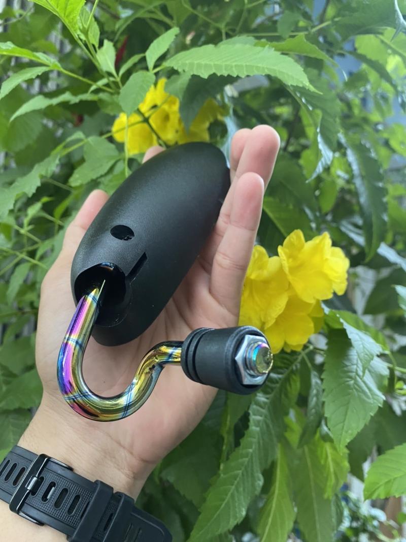 Product Introduction of Gương chiếu hậu xe máy, Gương giọt nước chân xi Titan 10li gắn các xe Honda Suzuki Phụ Kiện Phụ Tùng 4