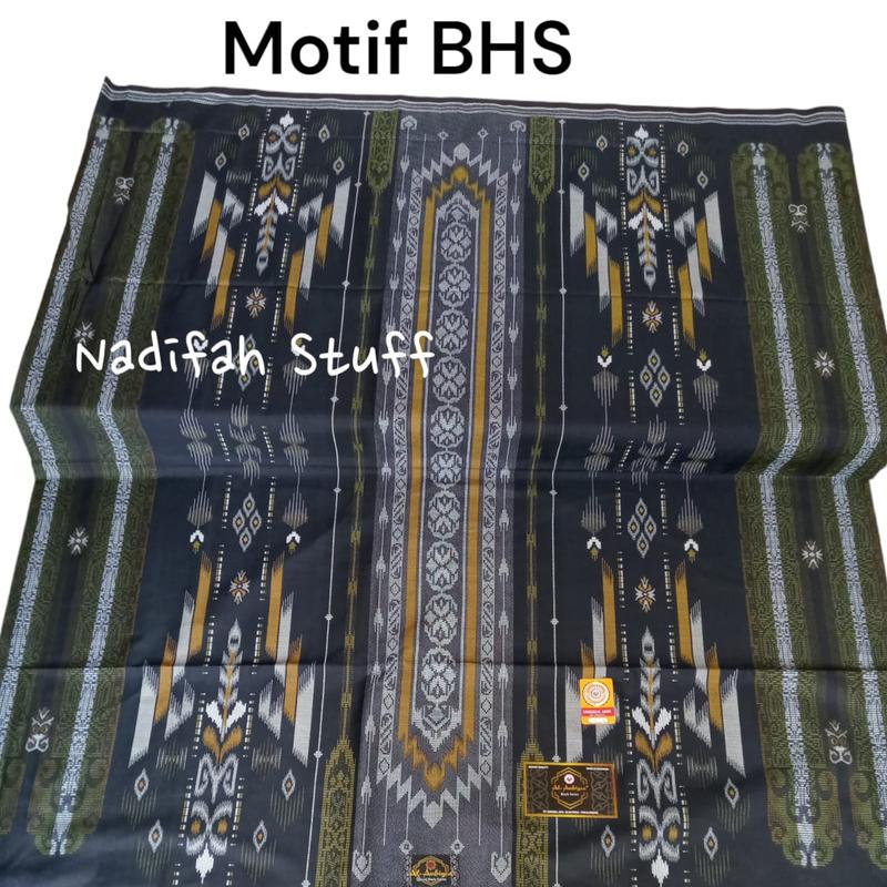Al anbiyaa Black Series Sarung Pria Dewasa Motif BHS ARDAN Katun Nyaman 2