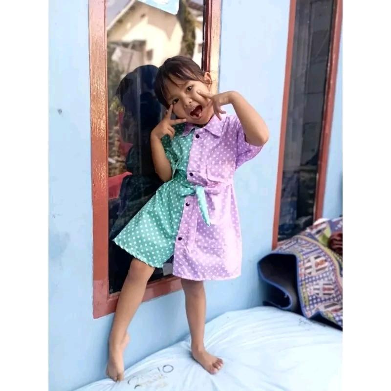 dress anak perempuan Alina dress usia 1-5 tahun Cewek 7