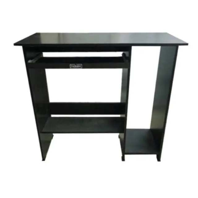 Meja Komputer Murah MC 02 Minimalis Hitam 80x40x73,5cm Furniture Kantor Knockdown Harga Terjangkau 1