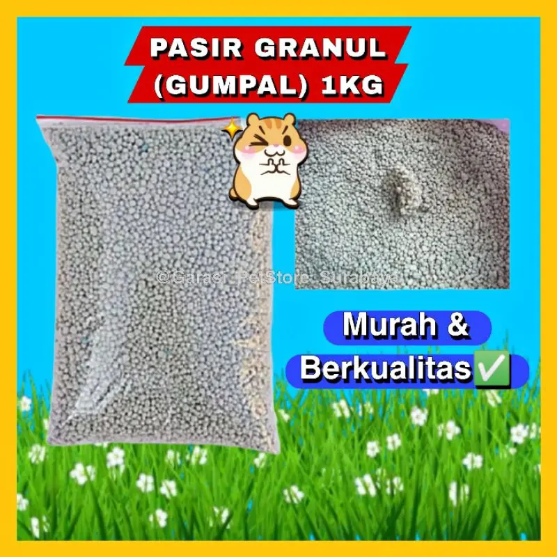 Pasir Gumpal Kucing Anjing 1kg Pasir Kucing Gumpal Pasir Granul Pasir Anjing Pasir Pup Kucing Pasir Gumpal Wangi Pasir Wangi Tempat Eek Kucing Tempat Pup Kucing Anjing Kelinci Litter Box Kucing Anjing Toilet Kucing Toilet Anjing