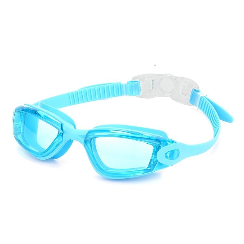 Product Introduction of 1 Pair of Anti-Fog & UV Protection Swimming Goggles for Adults - Black Silicone Frame, Clear Lens, Adjustable Strap, Comfort Fit for Men & Women 18