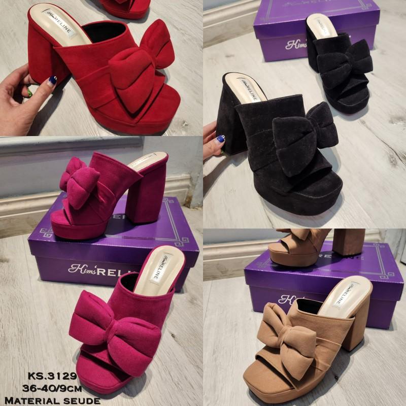 Product Introduction of KS.3129 heels pita hak lebar 9cm Shoes 2