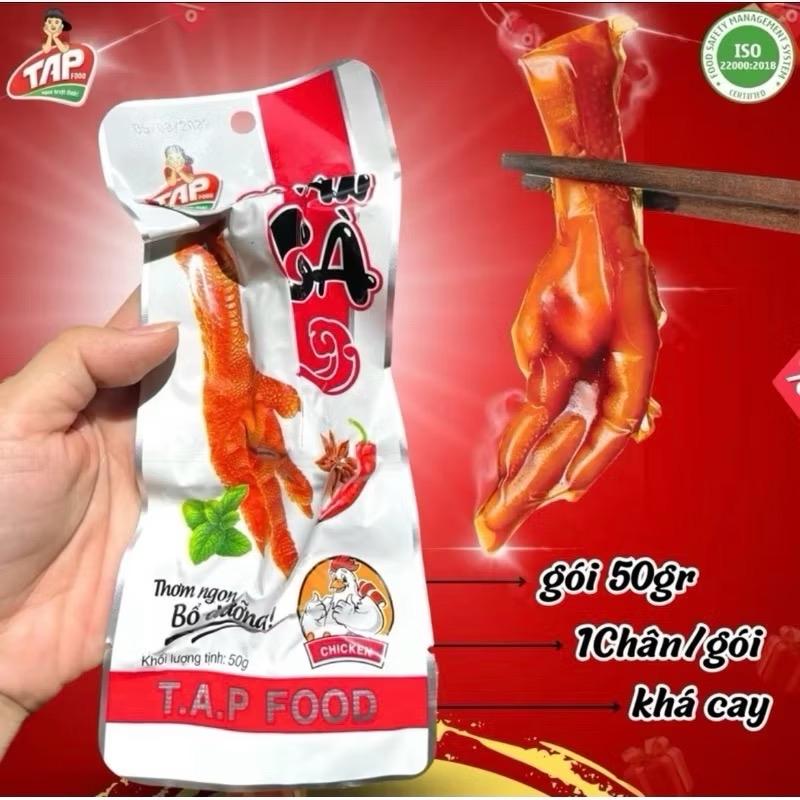 kèm muối chấm 20 chân gà TAP Food 50g chân to đậm vị tê cay. Food Ăn vặt