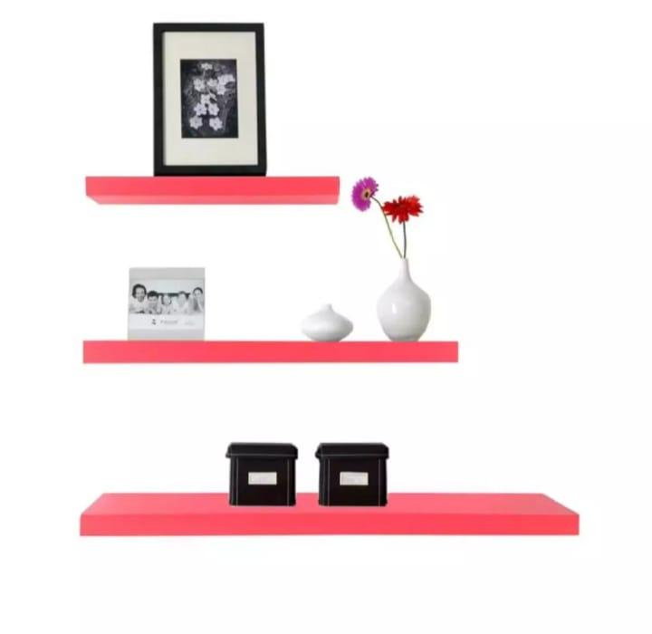 Product Introduction of RAK  HIASAN DINDING 3  SUSUN Putih, Merah TERLARIS DI  PASANG DI DINDING 7