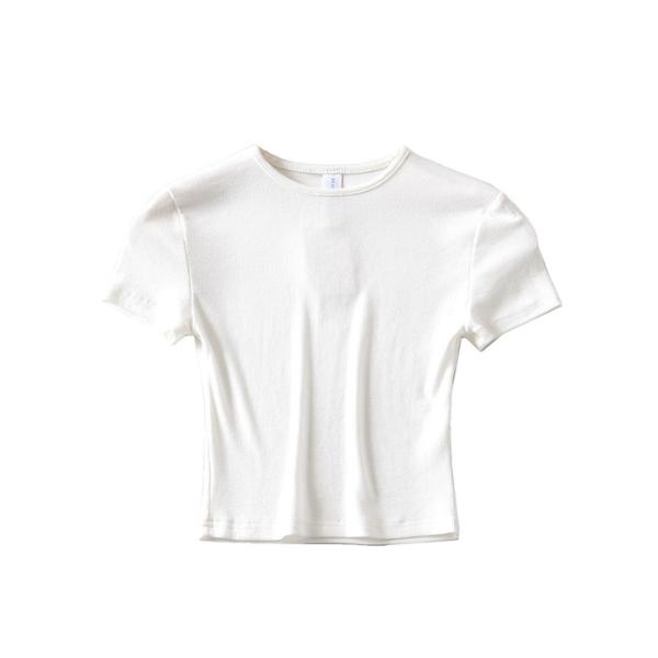 Áo Thun Nữ Ôm Body Tay Ngắn | Chất Gân Co Giãn Tôn Dáng Chuẩn Gen Z 1