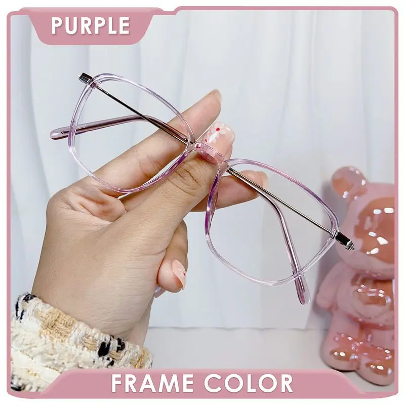 【BELI 1 PCS MINUS GRATIS 1 KACAMATA】 Kacamata Photocromic Model Terbaru Dan Terlaris Free Box & Lap antiradiasi frame Resin Gray Frames & Glasses 3