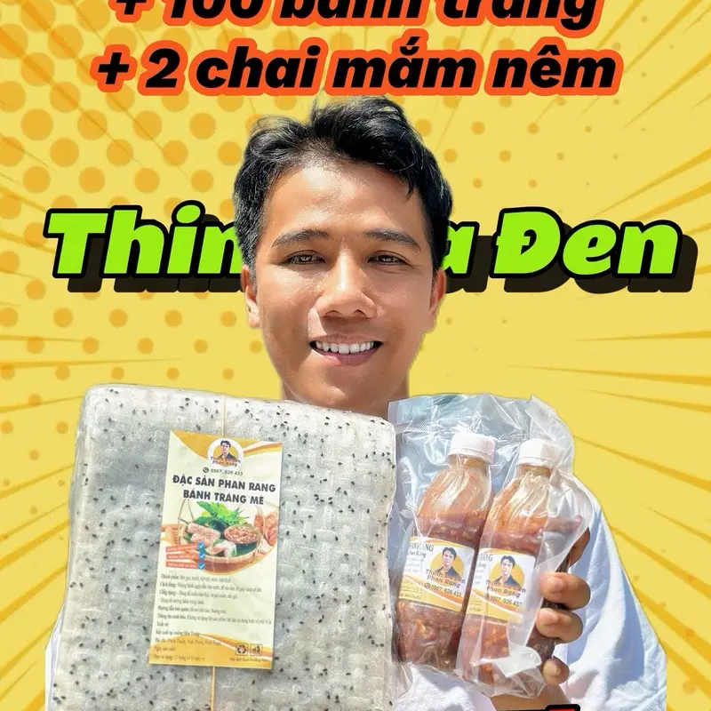 Combo 100 bánh Tráng + 2 chai mắm nêm 0