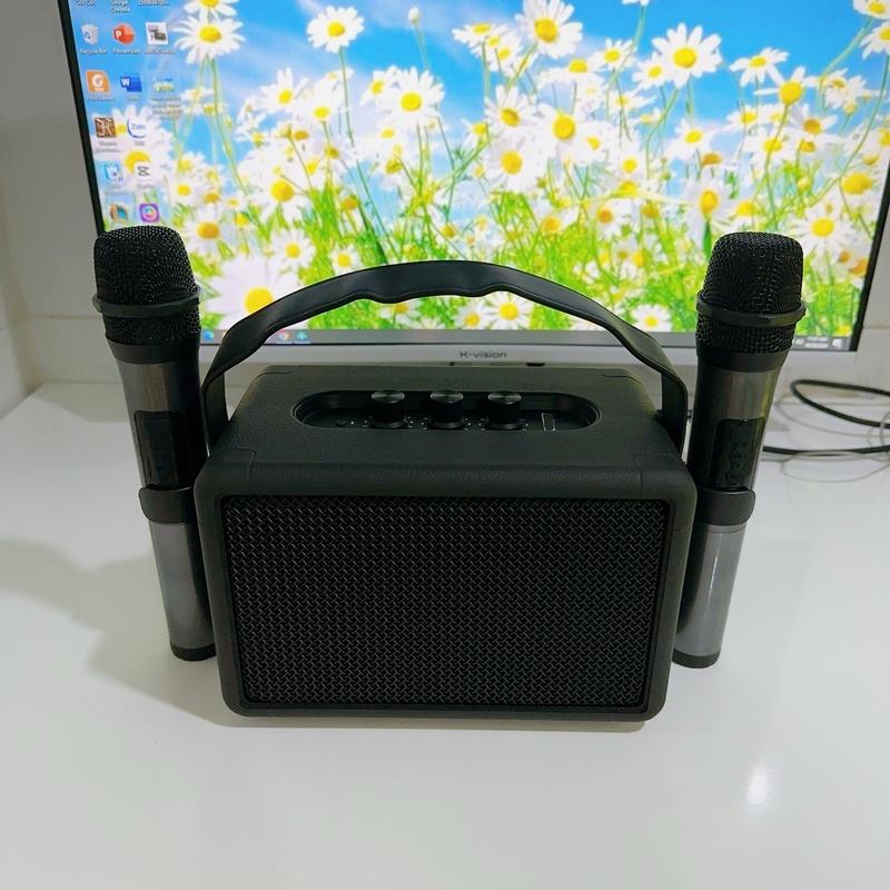 Loa Karaoke M4 Pro Kèm 2 Micro Cao Cấp, Công Suất 40W Thiết Kế Cực Đẹp, Dễ Sử Dụng.