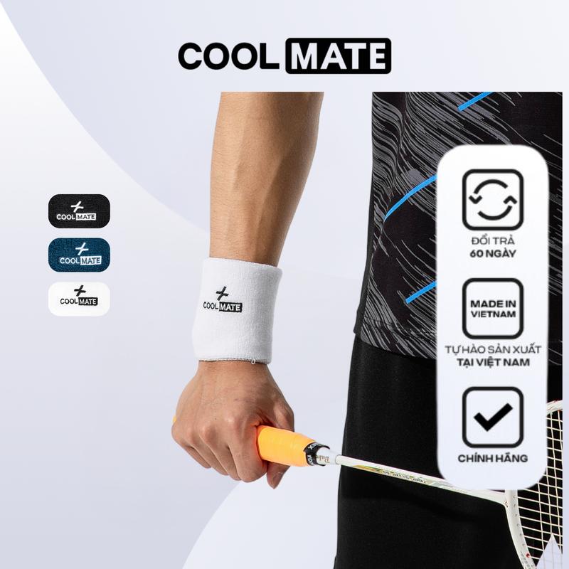 Wristband thể thao, Băng cổ tay chặn mồ hôi (Cầu lông, Tennis, Pickleball...) - Coolmate