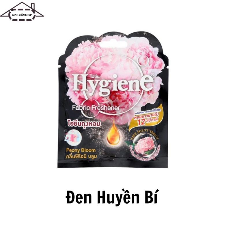 Túi thơm Hygiene Thái Lan, túi thơm treo tủ quần áo thơm phòng khử mùi nhà vệ sinh mùi hôi giày dép hương nước hoa cao cấp dạng gói có dây Dầu Thơm Phòng Dầu Thơm